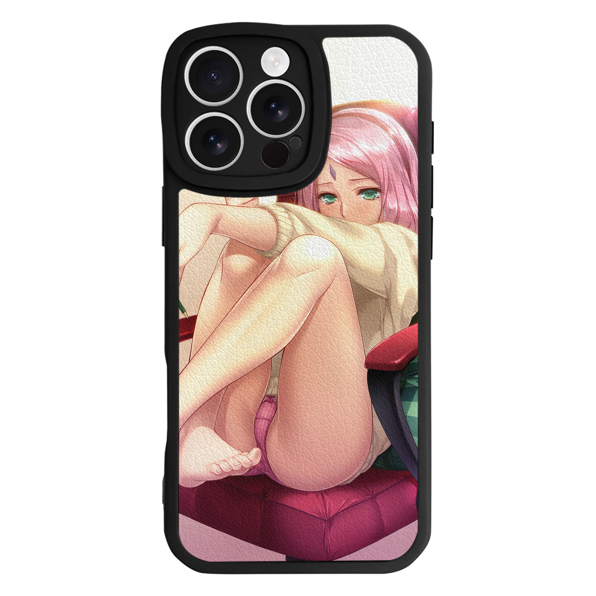 （画像用） NARUTO -ナルト- NARUTO -ナルト- 疾風伝 【iPhone 16シリーズ対応】シリコンスマホケース（レザー調） 材質：シリコン